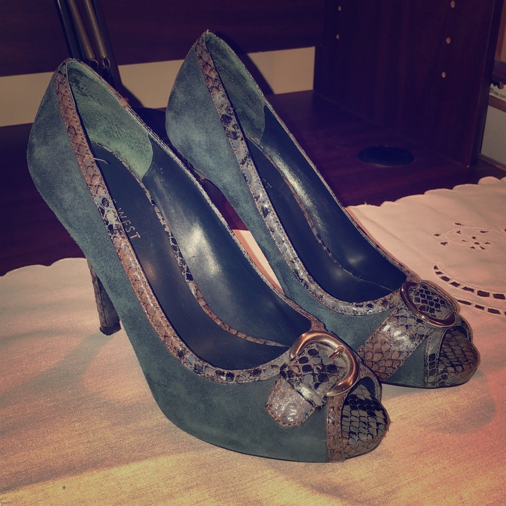Nine West Peep Toe Pumps